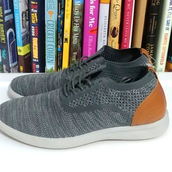 G.H. BASS CONNER KT GRAY COMFORT STRETCH OXFORD SHOES SIZE 8 NWT main image 5